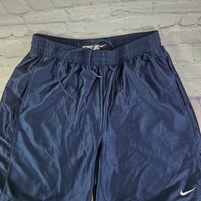 Vintage Nike Mens XL Blue Dazzle Silky Basketball Shorts - Thumbnail 3