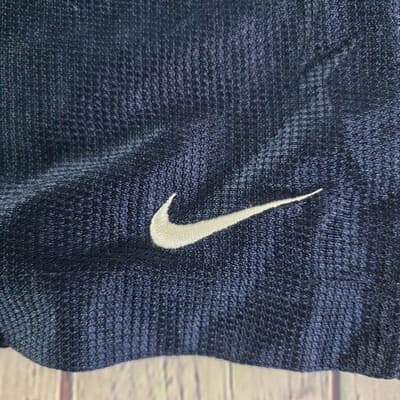 Vintage Nike Mens XL Blue Dazzle Silky Basketball Shorts - Thumbnail 2