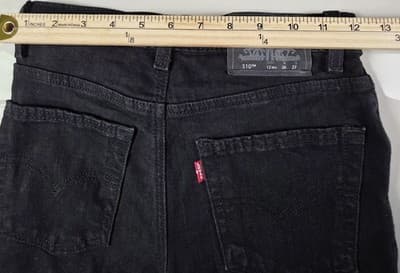 Levi’s Men's 510 Skinny Black Stone Jeans - Size 12 Regular (26W x 267) - Thumbnail 8