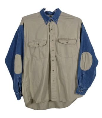 RedHead Men's XXL Brown & Blue Hunting Long Sleeve Button Up Shirt - Image 1