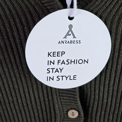 NWT Anrabess Women's Small Olive Green Oversized Romper - Thumbnail 4