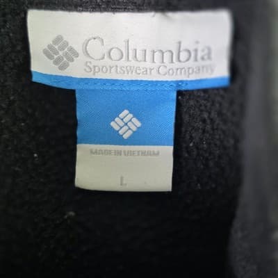 Columbia Men's Large Black Full Zip Fleece Vest - Thumbnail 3