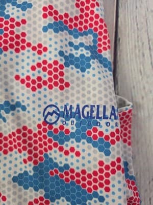 Magellan Outdoors Women’s Large Blue & Pink Long Sleeve Camo Performance Shirt - Thumbnail 9