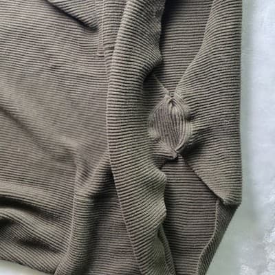 NWT Anrabess Women's Small Olive Green Oversized Romper - Thumbnail 7