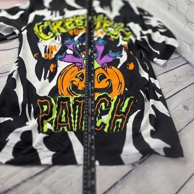 2024 Disney Parks Adults Small Halloween Stitch Camp Shirt - Thumbnail 12