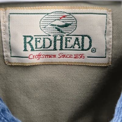 RedHead Men's XXL Brown & Blue Hunting Long Sleeve Button Up Shirt - Thumbnail 2