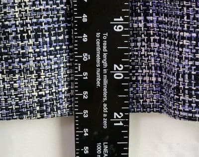 Liz Claiborne Women’s Petite 12 Blue & Gray Silk Open Front Suit Jacket - Thumbnail 6