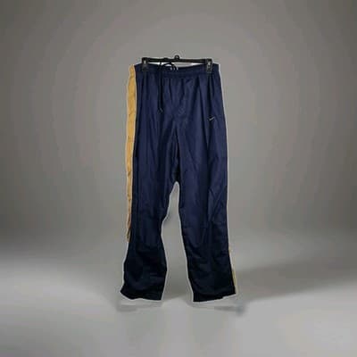 Vintage Nike Men's XL Navy Blue & Gold Windbreaker Set - Thumbnail 9