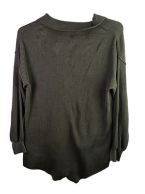 NWT Anrabess Women's Small Olive Green Oversized Romper - Thumbnail 6