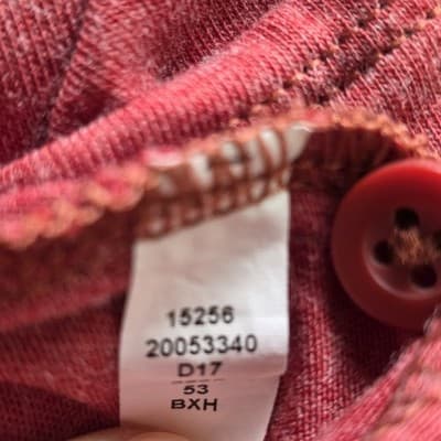 Duluth Trading Men's XL Red Long Sleeve Henley - Thumbnail 4