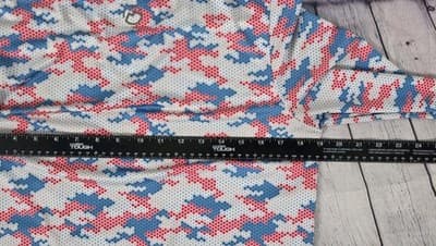 Magellan Outdoors Women’s Large Blue & Pink Long Sleeve Camo Performance Shirt - Thumbnail 3