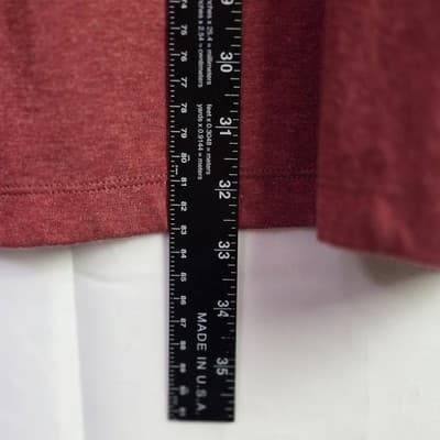 Duluth Trading Men's XL Red Long Sleeve Henley - Thumbnail 6
