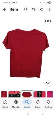 Polo Ralph Lauren Men's Red Small Short Sleeve Shirt - Thumbnail 6