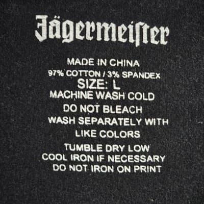 Jagermeister Women's Large Black S/S Shirt - Thumbnail 3