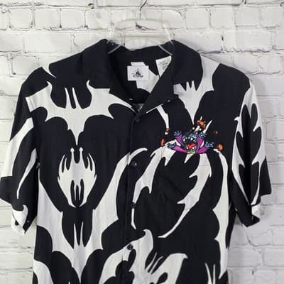 2024 Disney Parks Adults Small Halloween Stitch Camp Shirt - Thumbnail 3