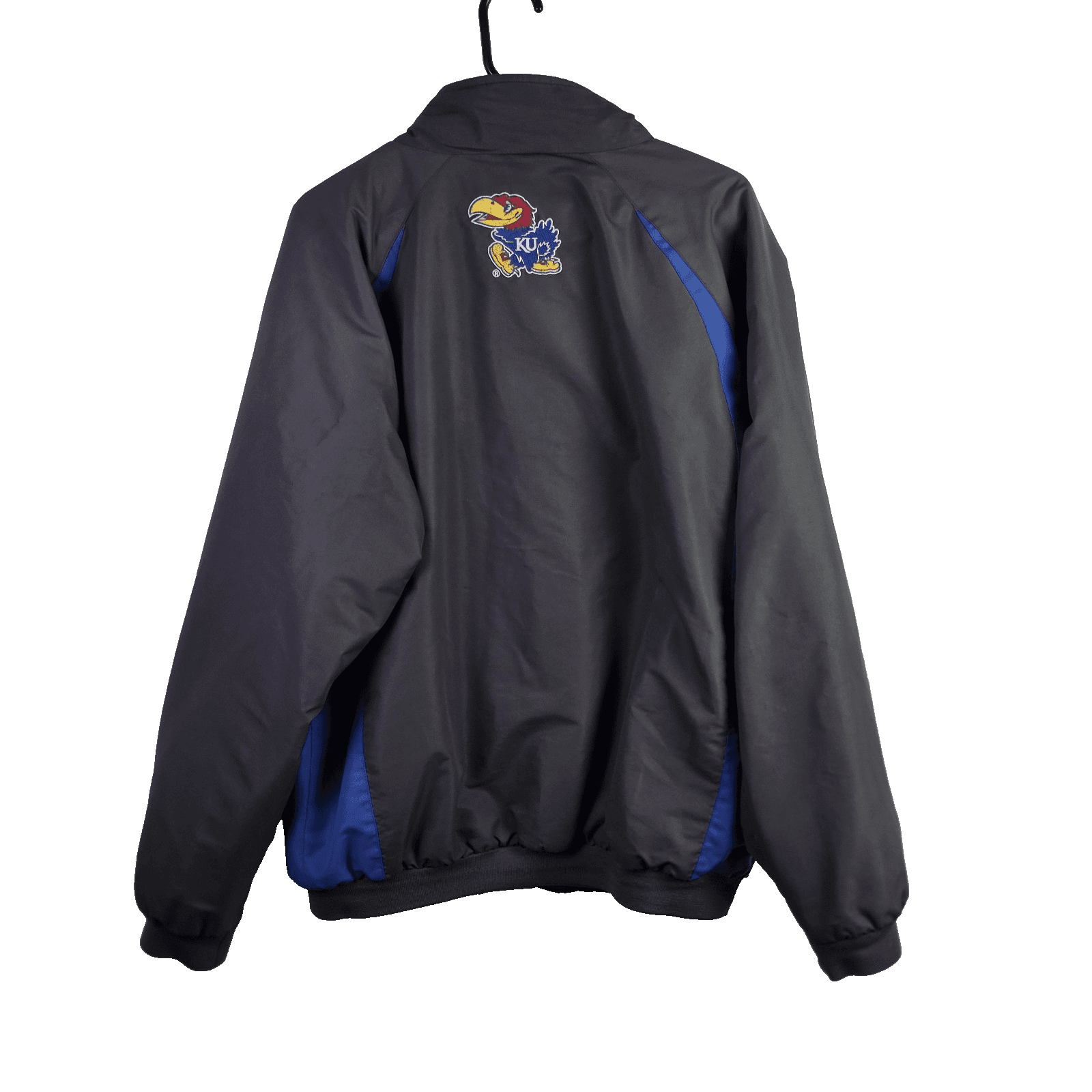 Kansas Jayhawks Men's Large Gray Full Zip Jacket - Thumbnail 8