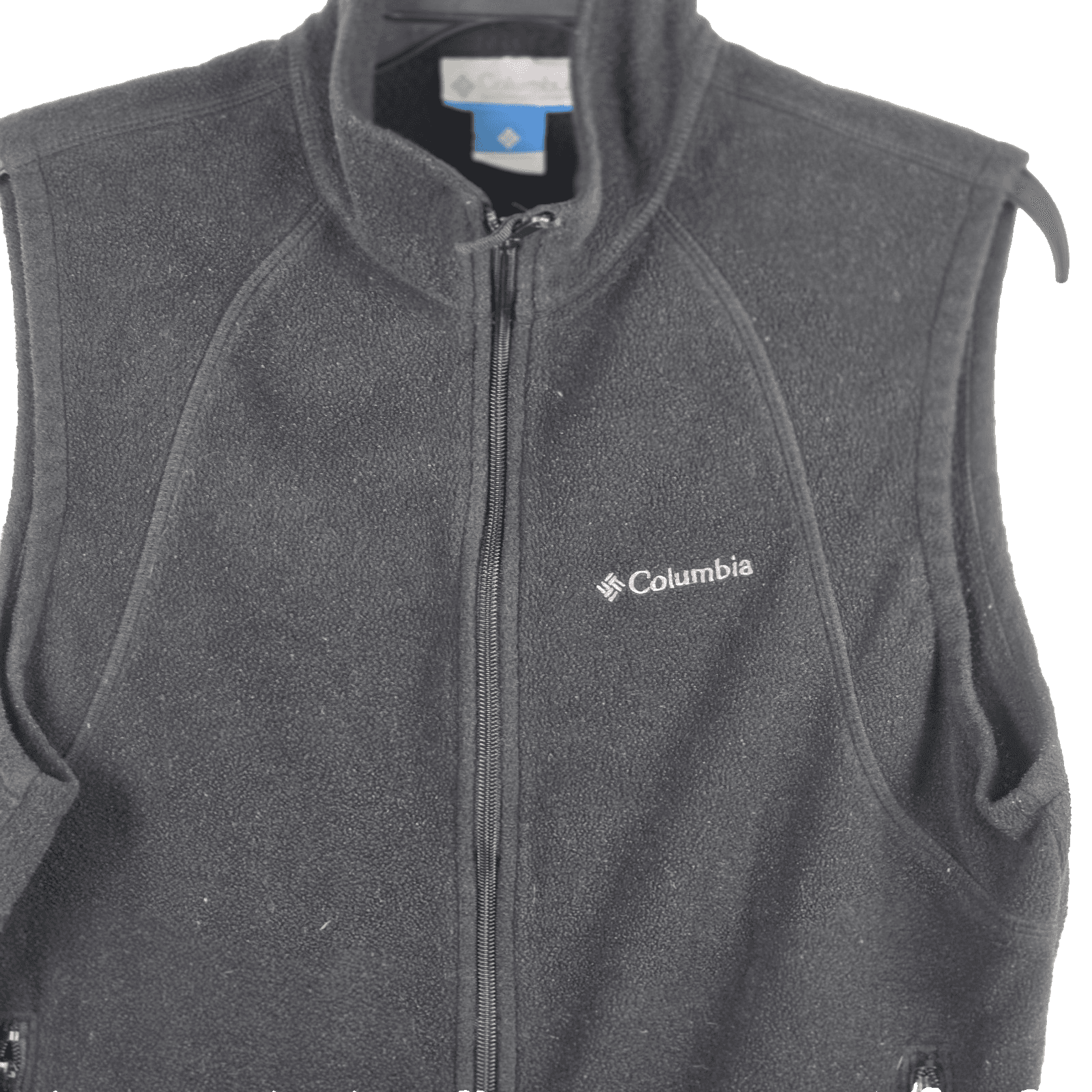 Columbia Men's Large Black Full Zip Fleece Vest - Thumbnail 2