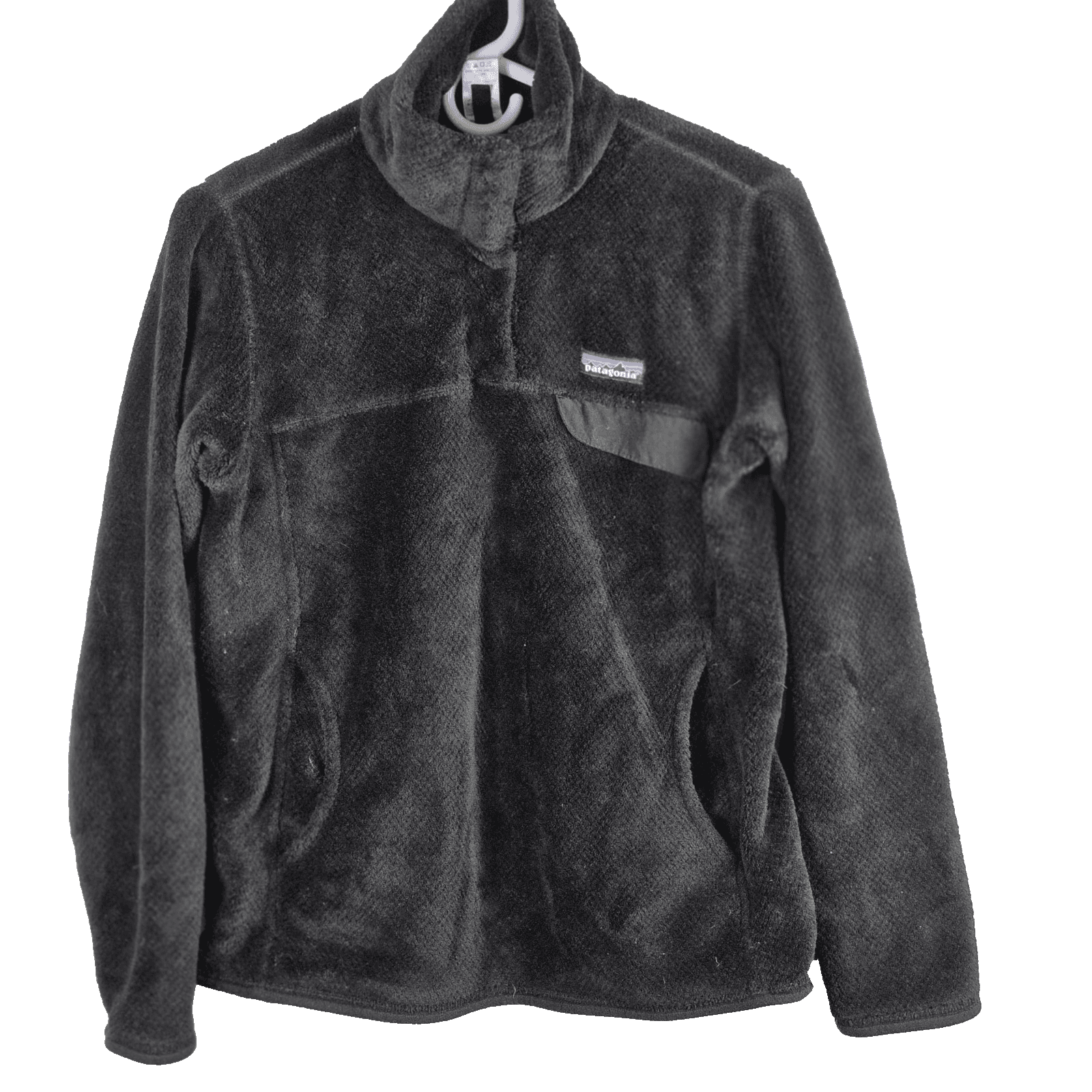Patagonia Women's Medium Black Fleece Polartec Pullover - Thumbnail 2