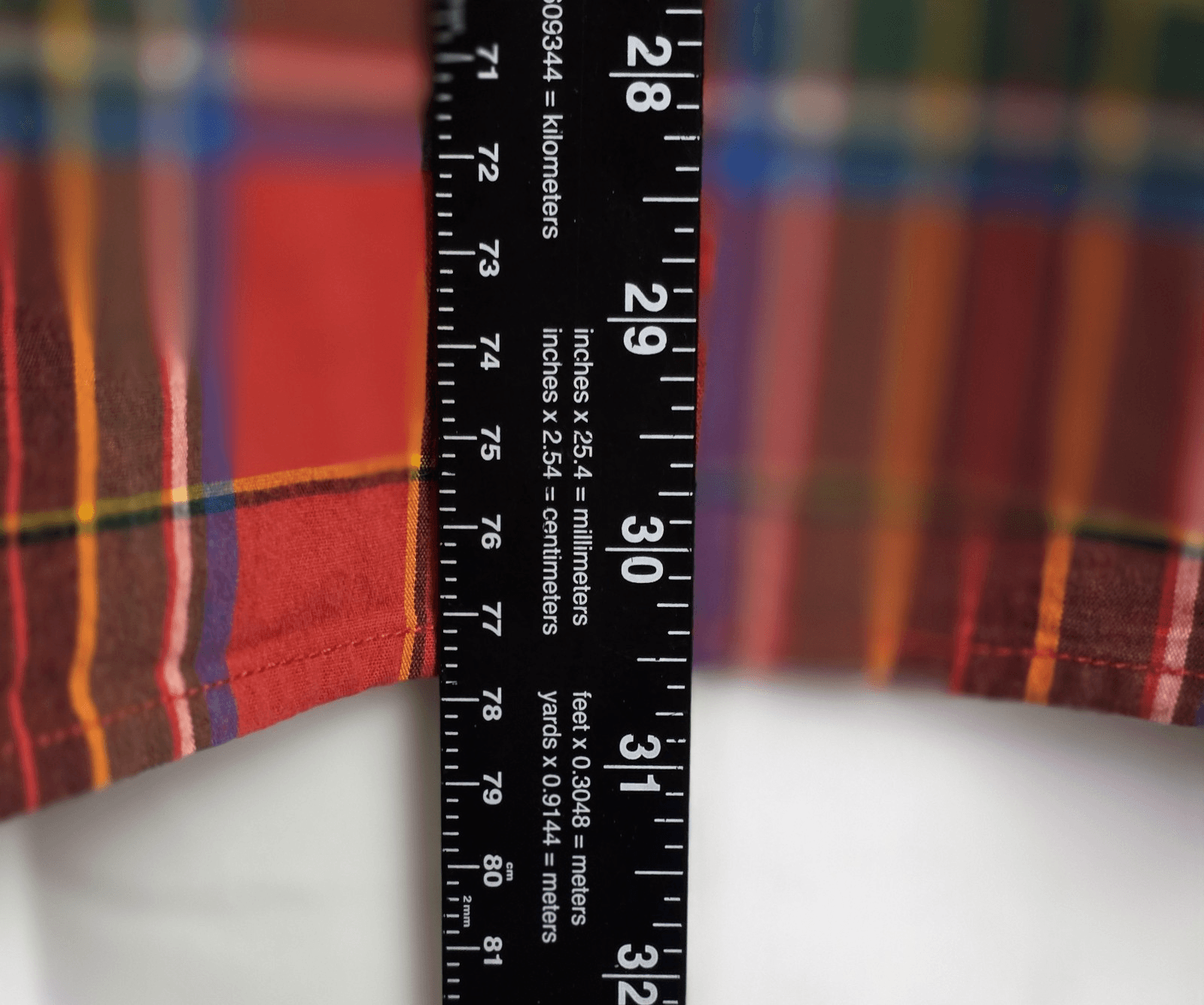 NWT Goodfellow & Co Men's XXL Red Long Sleeve Plaid Button Down Shirt - Thumbnail 10