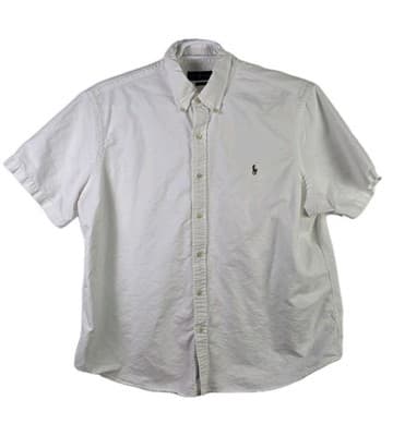 Polo Ralph Lauren Men's XXL TTG White Short Sleeve Dress Shirt - Image 1