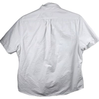 Polo Ralph Lauren Men's XXL TTG White Short Sleeve Dress Shirt - Thumbnail 10