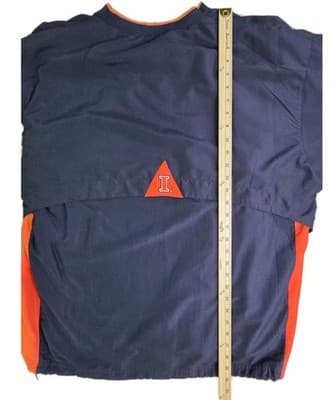 Vintage Sportco Authority XL University Of Illinois Pullover Windbreaker - Thumbnail 10