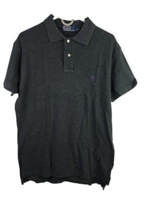 Polo Ralph Lauren Men's XXL Dark Grey Short Sleeve Shirt - Image 1