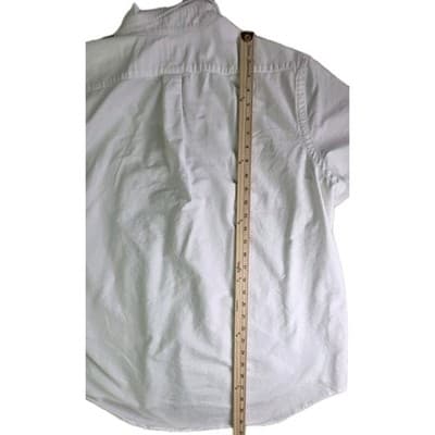 Polo Ralph Lauren Men's XXL TTG White Short Sleeve Dress Shirt - Thumbnail 4