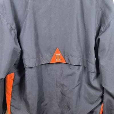 Vintage Sportco Authority XL University Of Illinois Pullover Windbreaker - Thumbnail 9