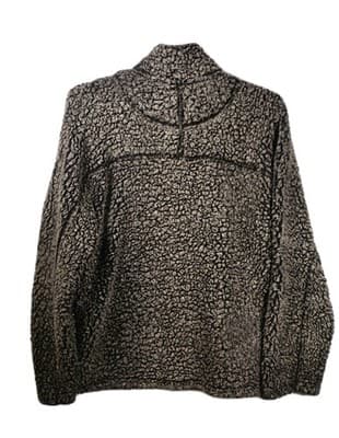 True Grit Men’s Medium Tan/Brown Sherpa Fleece 1/4 Zip Pullover - Thumbnail 8