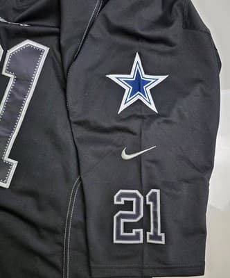 Nike Dallas Cowboys Adult Large Ezekiel Elliott Blackou Jersey - Thumbnail 5