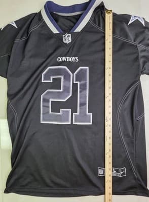 Nike Dallas Cowboys Adult Large Ezekiel Elliott Blackou Jersey - Thumbnail 9