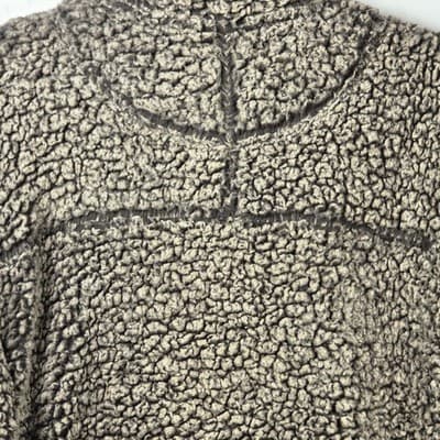 True Grit Men’s Medium Tan/Brown Sherpa Fleece 1/4 Zip Pullover - Thumbnail 7