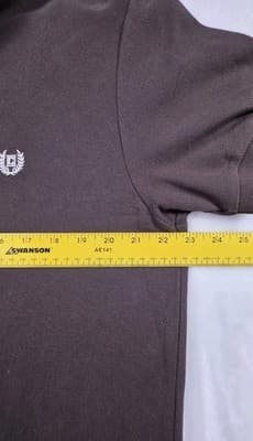Chaps Men's Large Brown Casual Short Sleeve Shirt - Thumbnail 4
