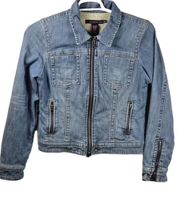 Calvin Klein Youth XL Denim Cropped Jacket - Image 1