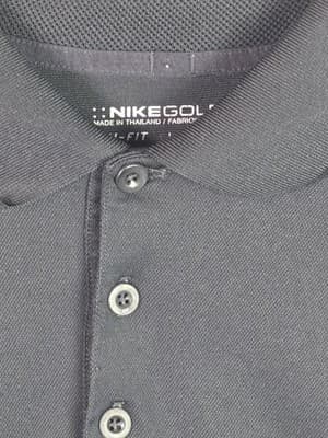 Nike Dri Fit Men’s XXL Black Golf Short Sleeve Shirt - Thumbnail 2