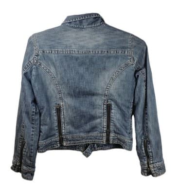 Calvin Klein Youth XL Denim Cropped Jacket - Thumbnail 6