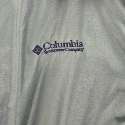 Columbia Jacket Mens Large Green Fleece Lined Soft Shell Jacket - Thumbnail 2