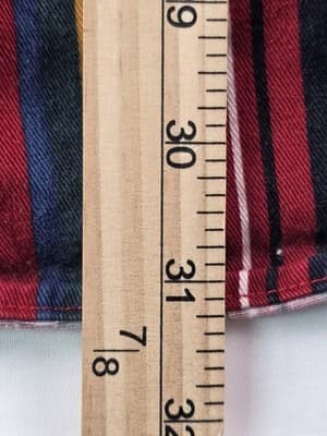 Vtg 90's Chaps Men's XL Red Striped Multicolored Button Up Shirt - Thumbnail 8