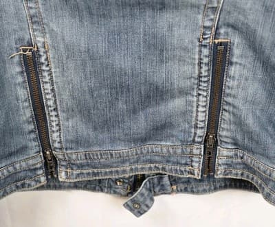 Calvin Klein Youth XL Denim Cropped Jacket - Thumbnail 7