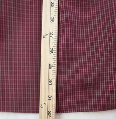 Eddie Bauer Men's Large Red Plaid Relax Fit Long Sleeve Shirt - Thumbnail 6