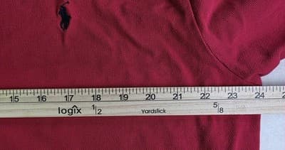 Polo Ralph Lauren Size Large Red Short Sleeve Shirt - Thumbnail 6