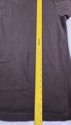 Chaps Men's Large Brown Casual Short Sleeve Shirt - Thumbnail 5
