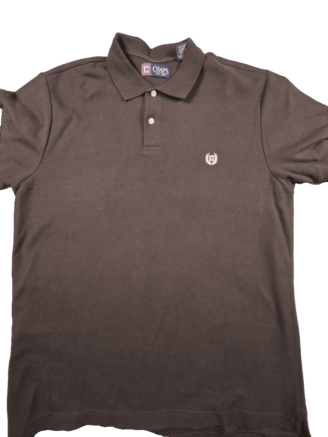 Chaps Men's Large Brown Casual Short Sleeve Shirt - Image 1