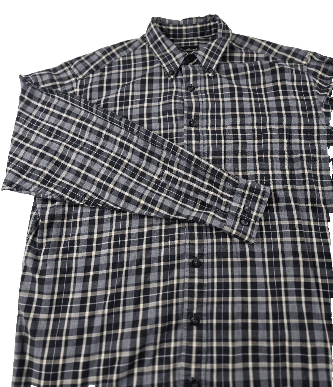 Eddie Bauer Men's Large Multicolored Long Sleeve Flannel Button Up Shirt - Image 1