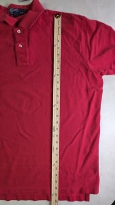 Polo Ralph Lauren Size Large Red Short Sleeve Shirt - Thumbnail 7