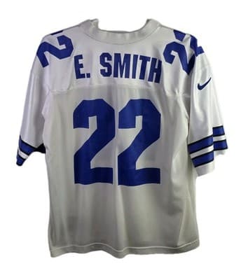 Vtg Nike Dallas Cowboys Emmitt Smith Large Football Jersey - Thumbnail 10