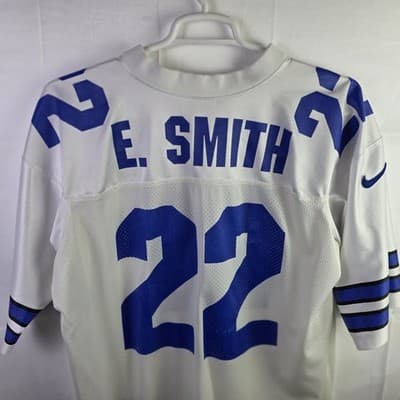 Vtg Nike Dallas Cowboys Emmitt Smith Large Football Jersey - Thumbnail 9