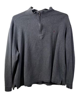 Polo Ralph Lauren Men's XXL Gray 1/4 l Zip Sweatshirt - Image 1