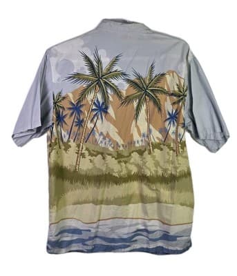 VTG Walt Disney World Medium Hawaiian Button Down Short Sleeve Shirt - Thumbnail 7